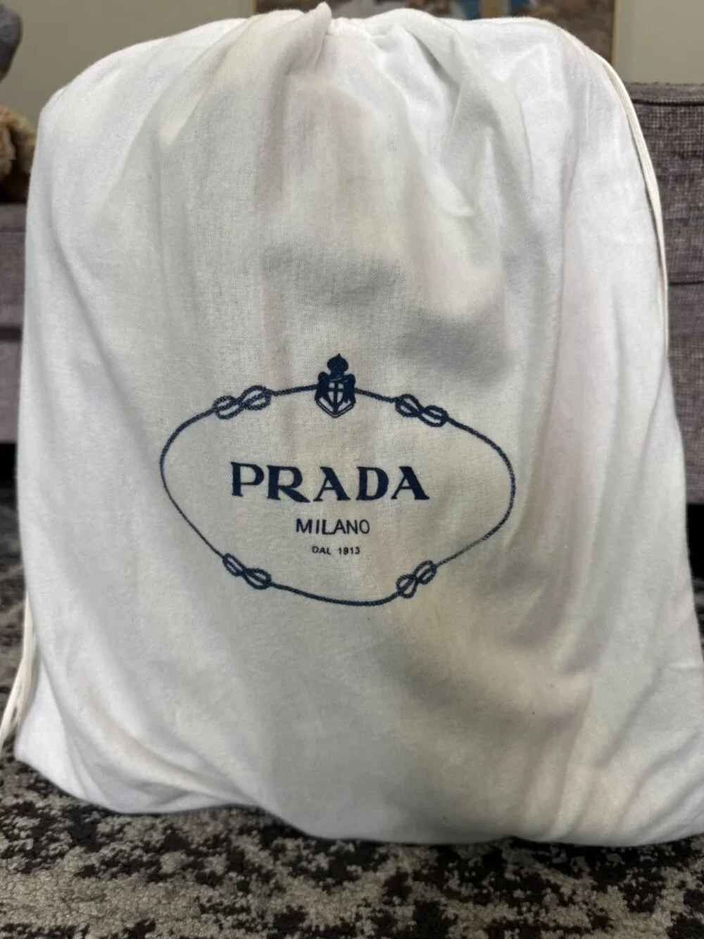 Prada Leather Briefcase Work Bag